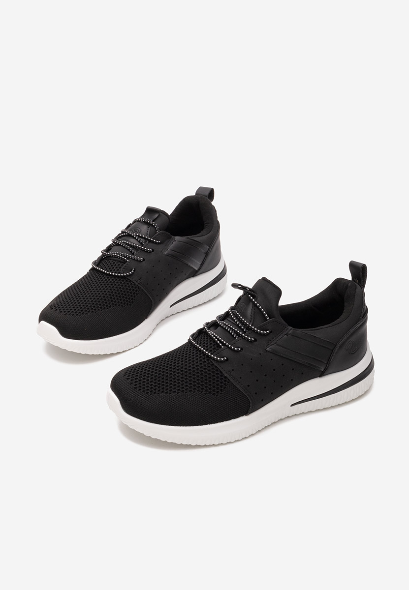 Czarne sneakersy męskie Galten