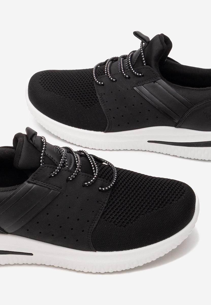 Czarne sneakersy męskie Galten