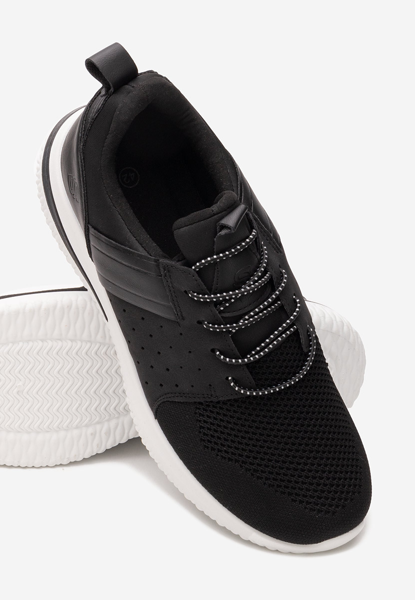 Czarne sneakersy męskie Galten