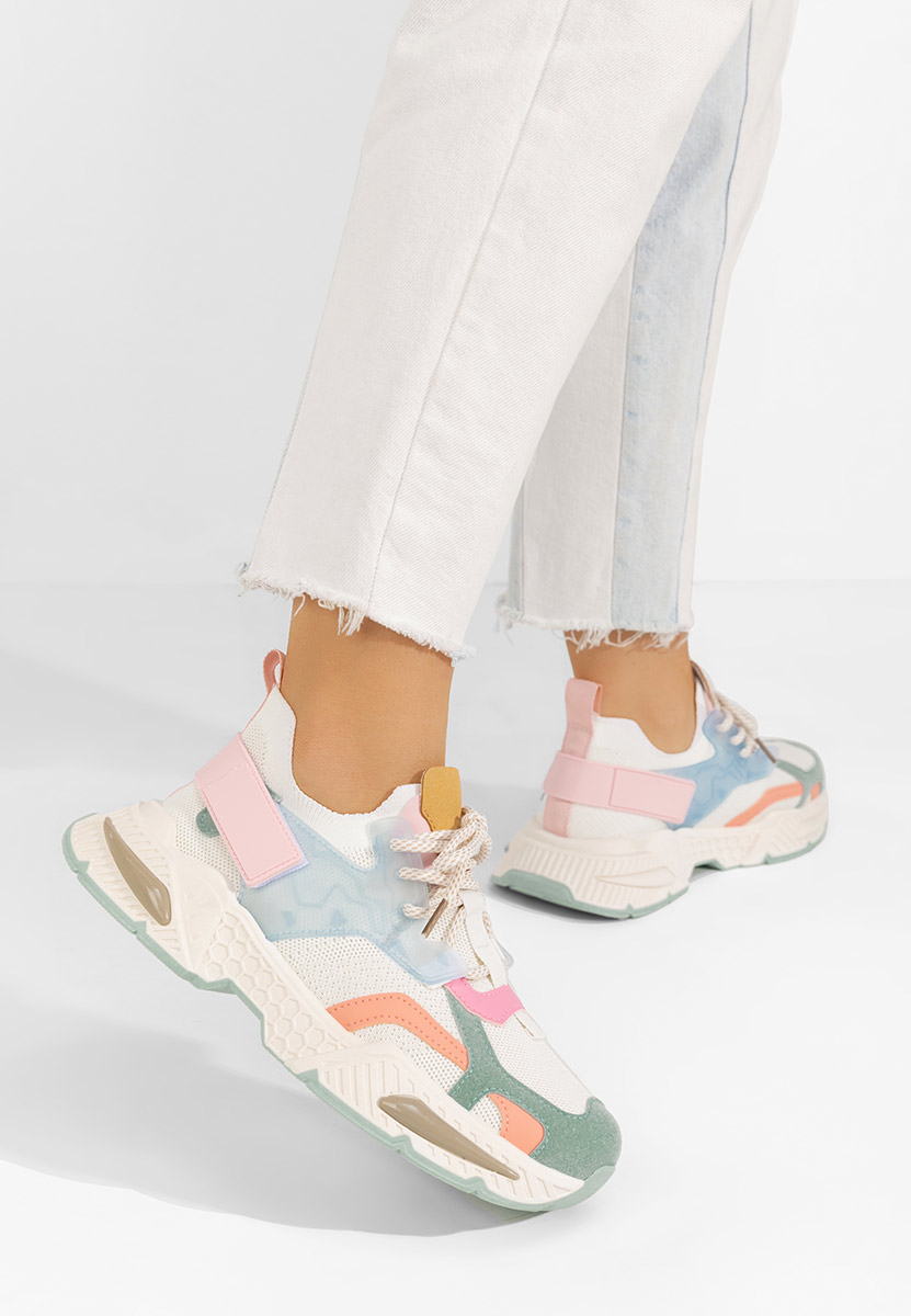 Niebieskie sneakersy damskie Roxann