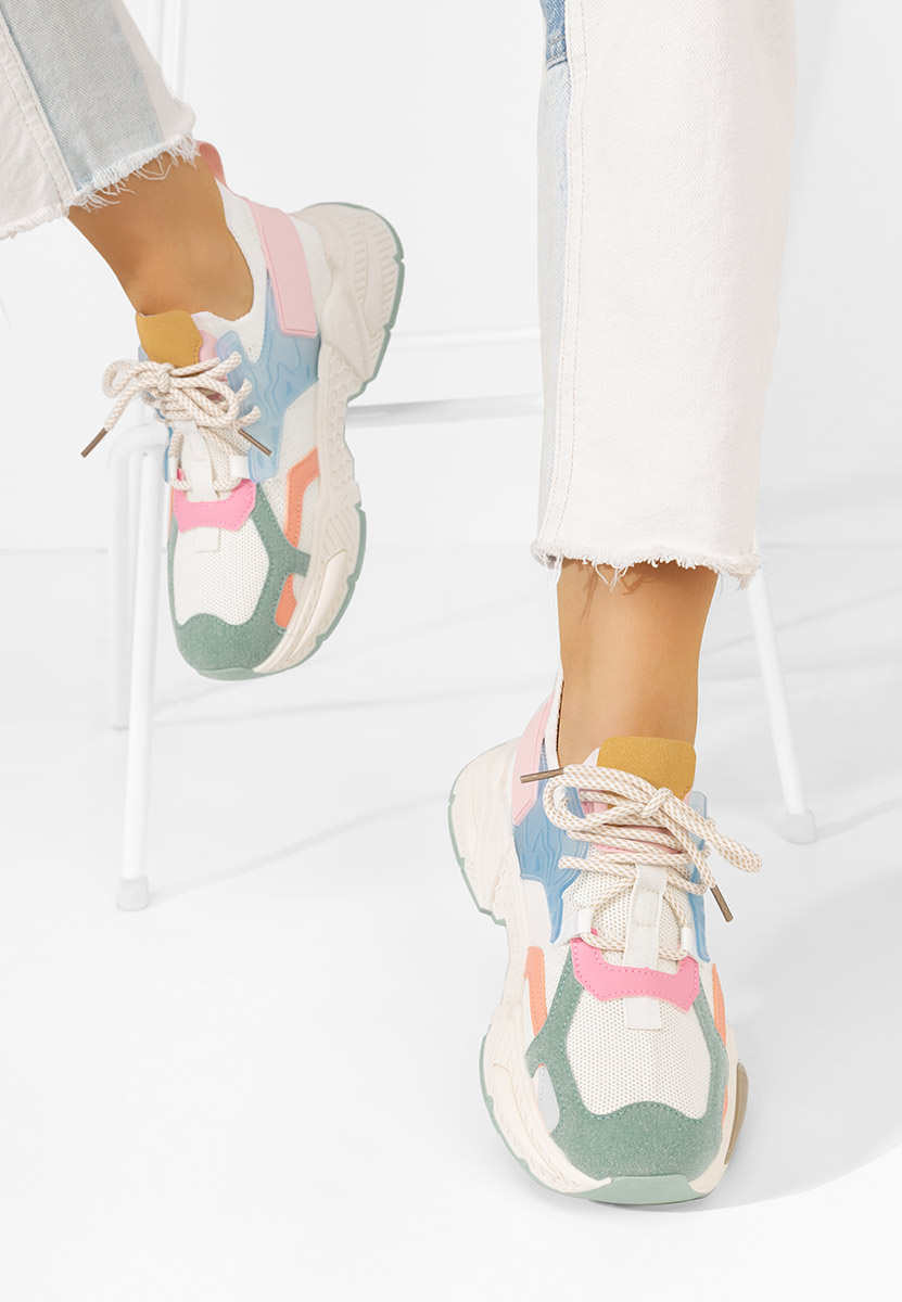 Niebieskie sneakersy damskie Roxann