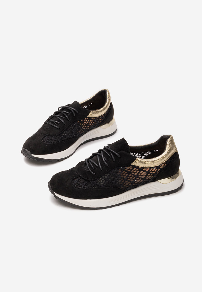 Czarne sneakersy damskie Deena V2