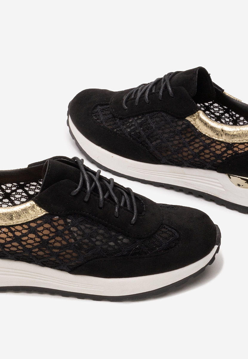 Czarne sneakersy damskie Deena V2
