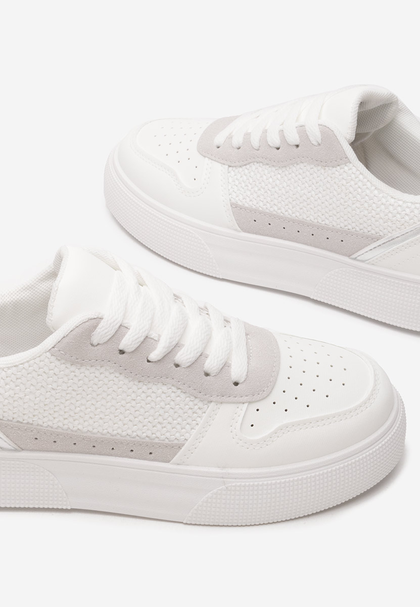 Białe sneakersy damskie Merlyna