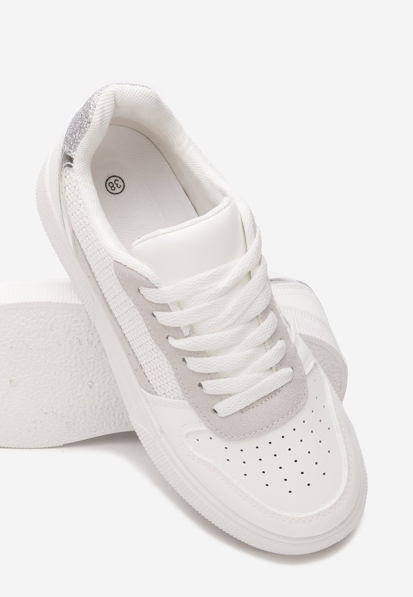 Białe sneakersy damskie Merlyna