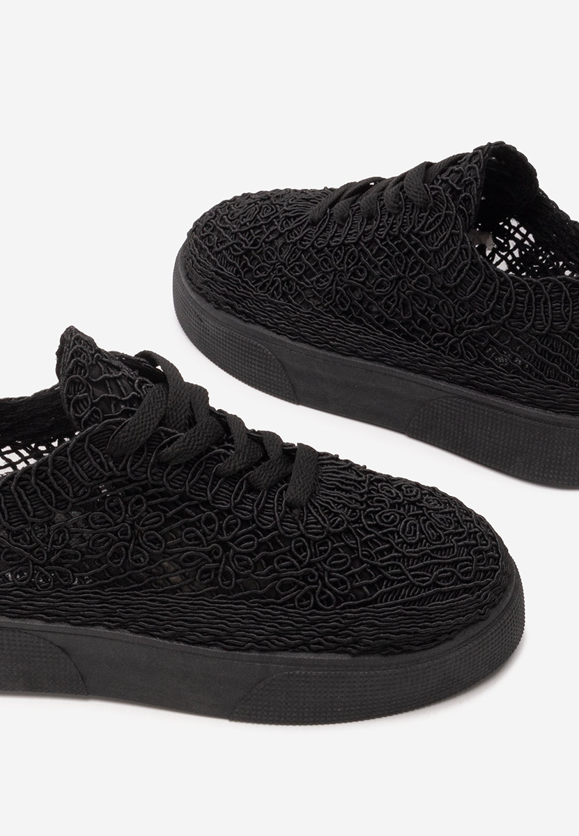 Czarne trampki damskie Patrica