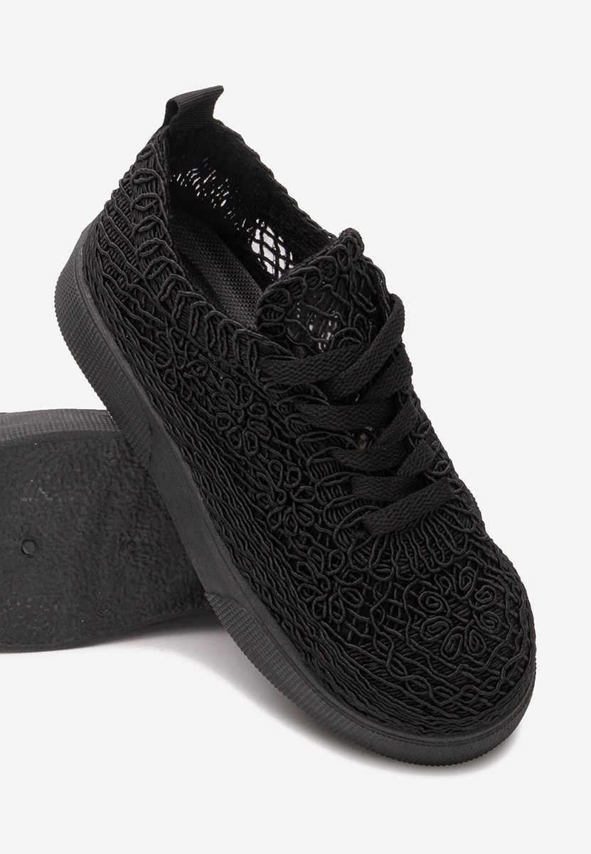 Czarne trampki damskie Patrica