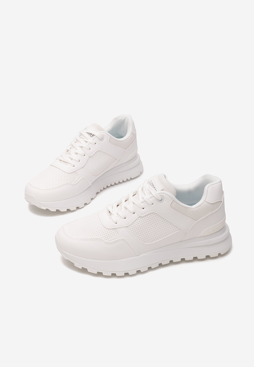 Białe sneakersy męskie Trevor