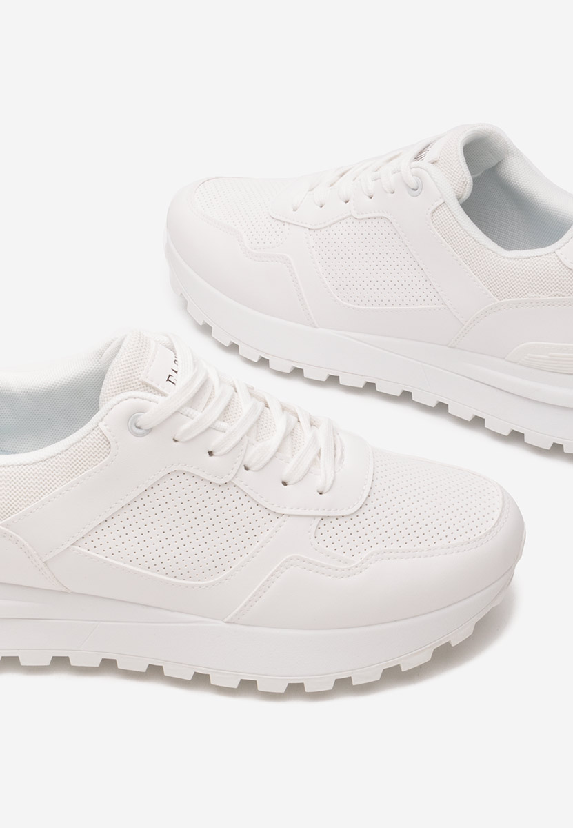 Białe sneakersy męskie Trevor