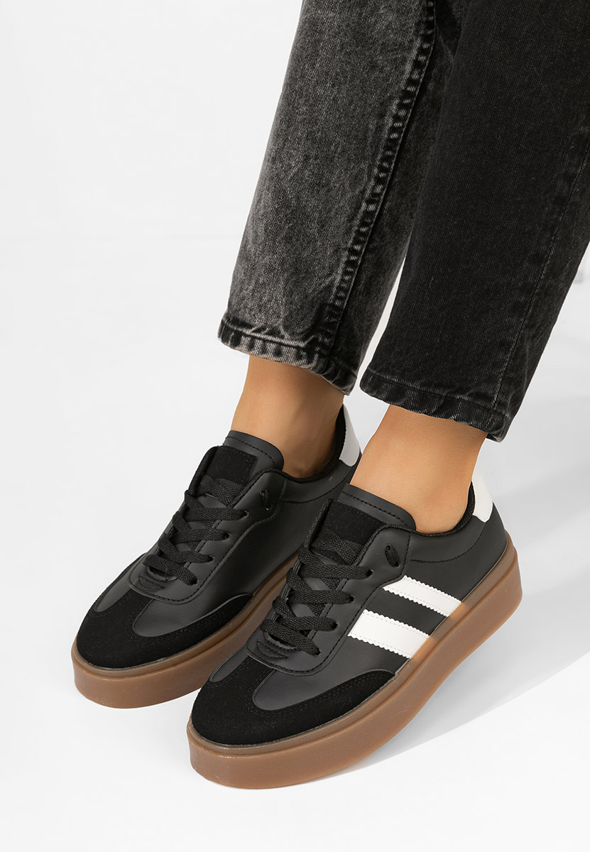 Czarne sneakersy damskie Namy