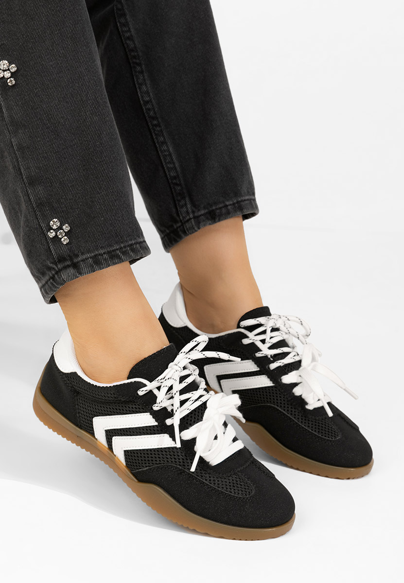 Czarne sneakersy damskie Sharyl