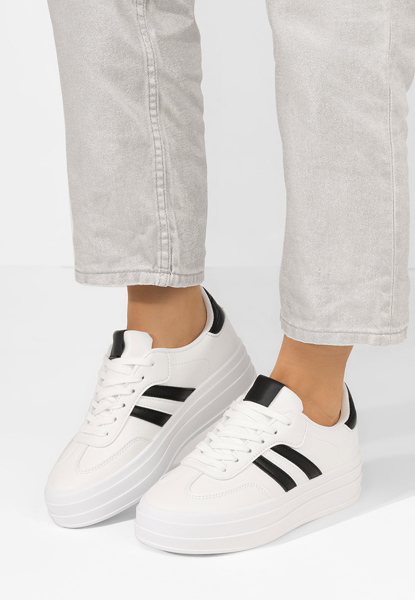 Białe sneakersy damskie Allyna