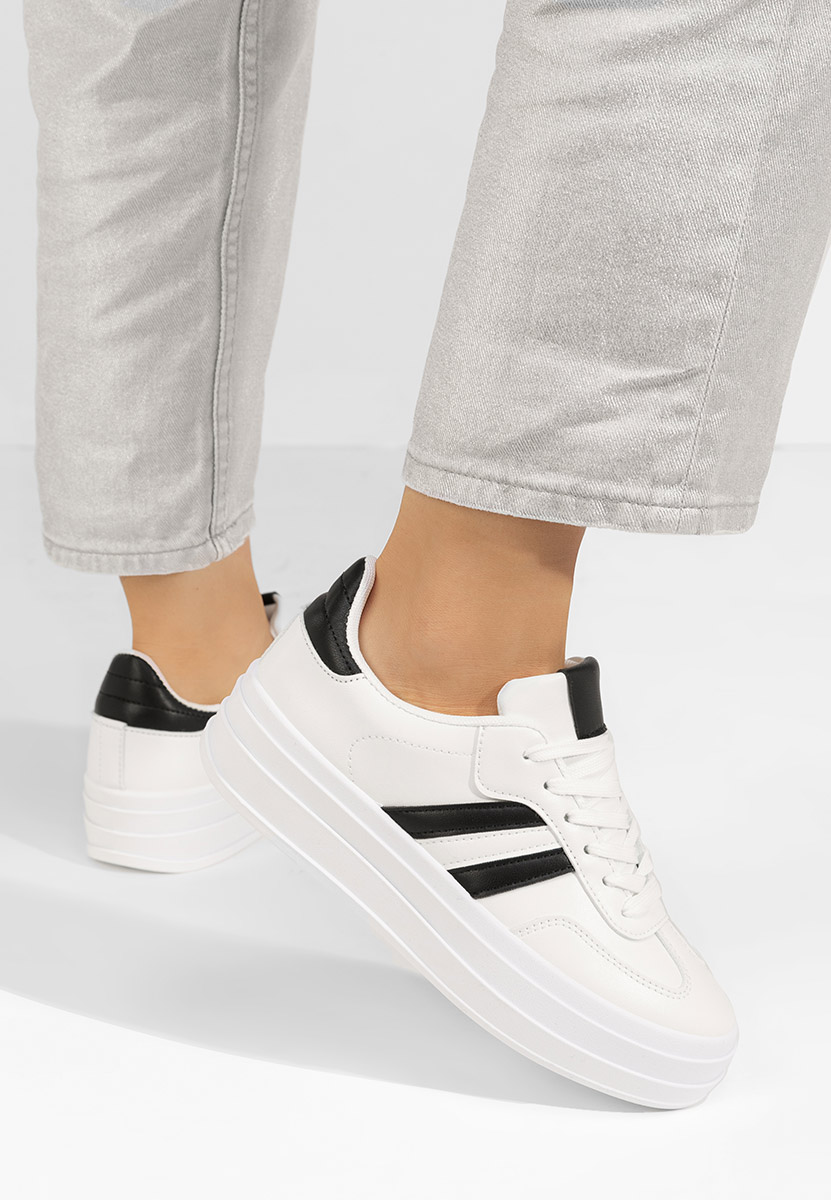 Białe sneakersy damskie Allyna