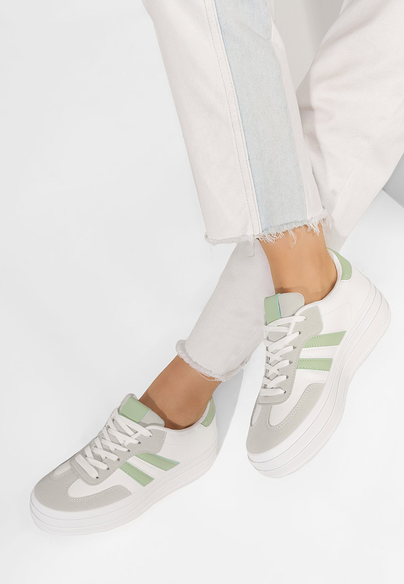 Białe sneakersy damskie Jazmine