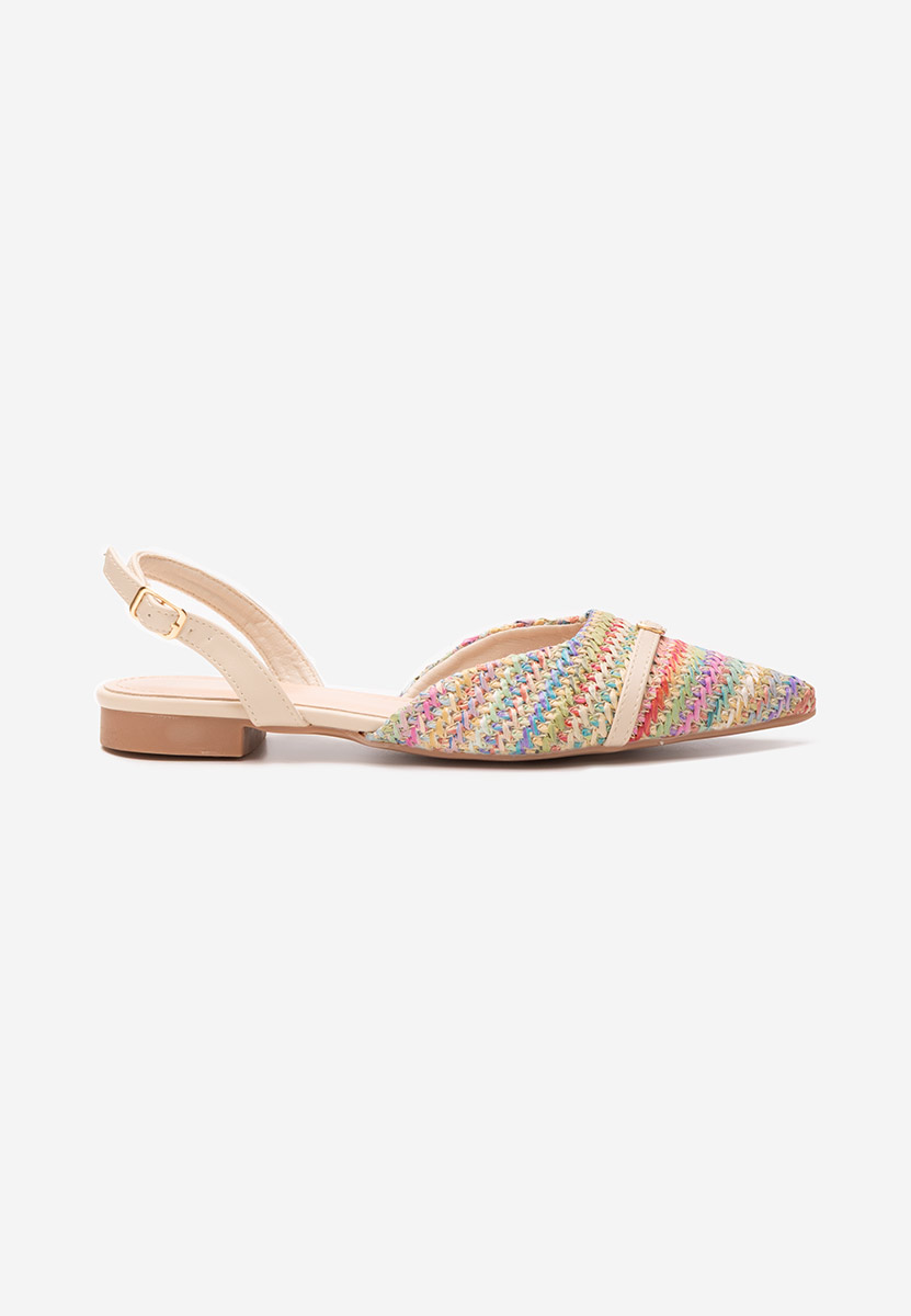 Wielokolorowy baleriny damskie Candyce