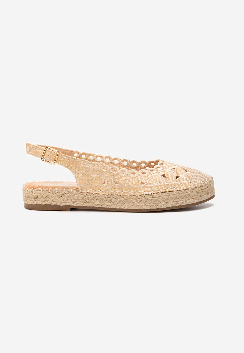 Beżowe espadryle damskie Latoria V2