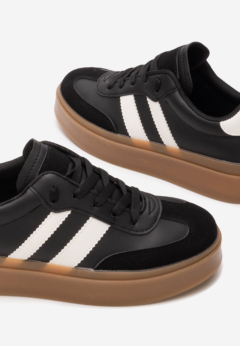 Czarne sneakersy damskie Namy