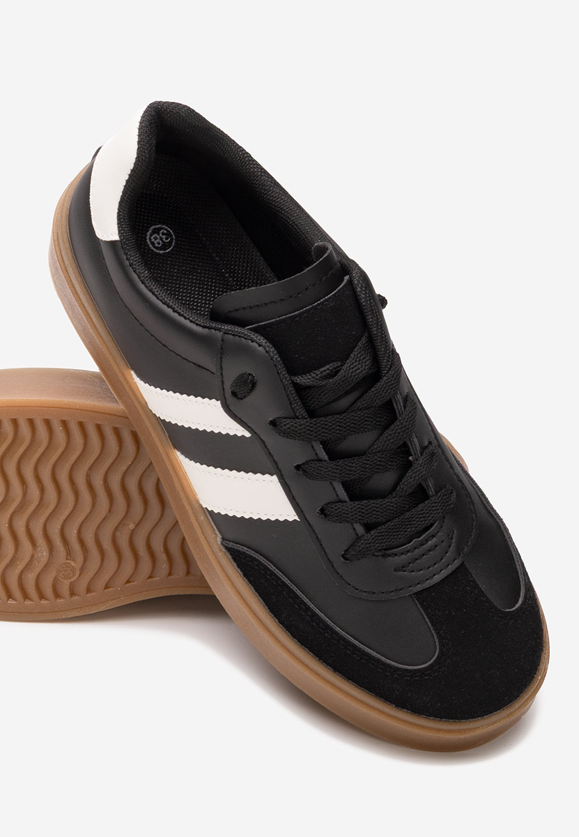 Czarne sneakersy damskie Namy