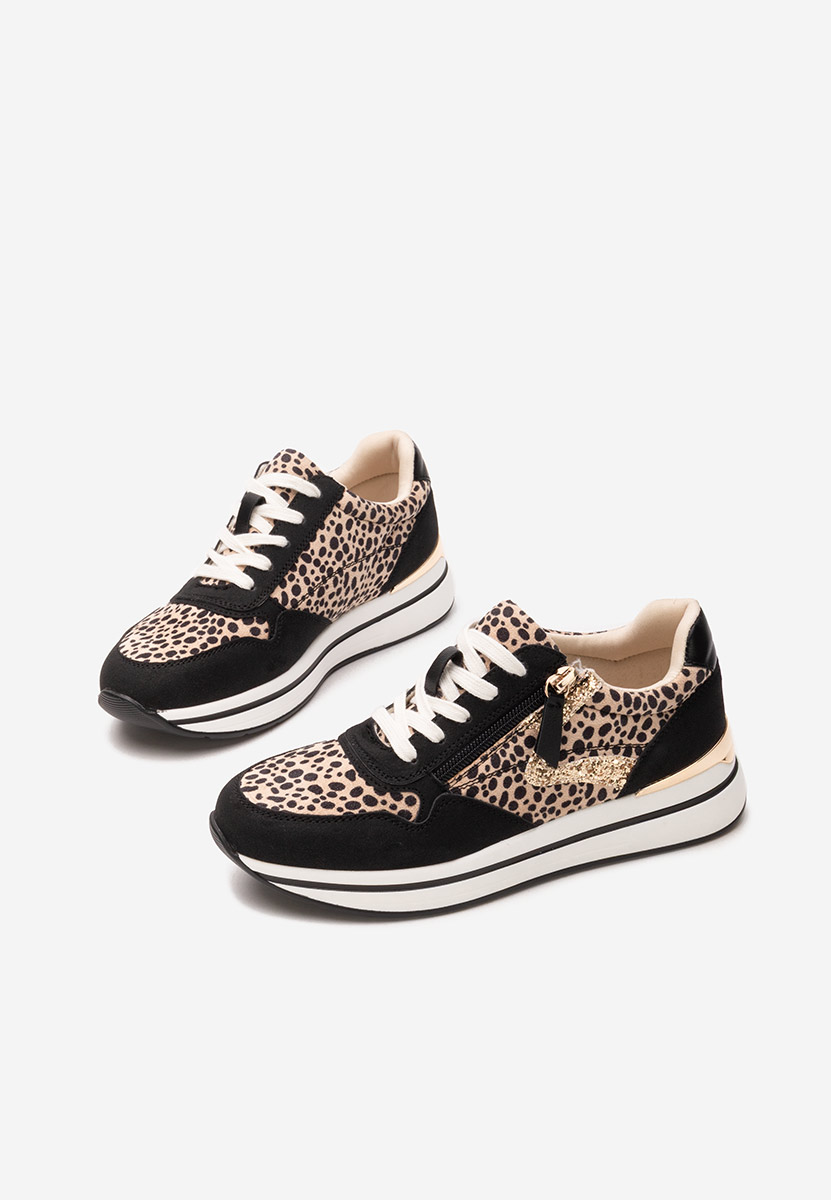 Czarne sneakersy damskie Marilou