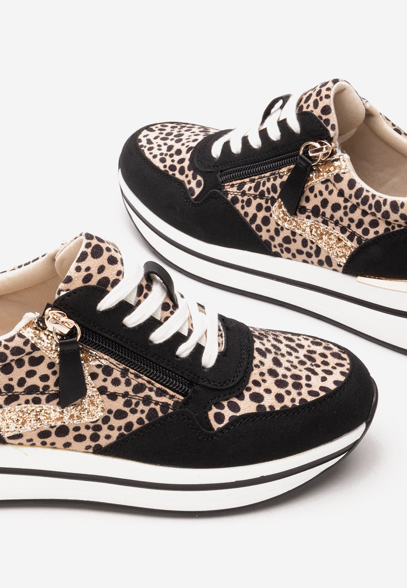 Czarne sneakersy damskie Marilou