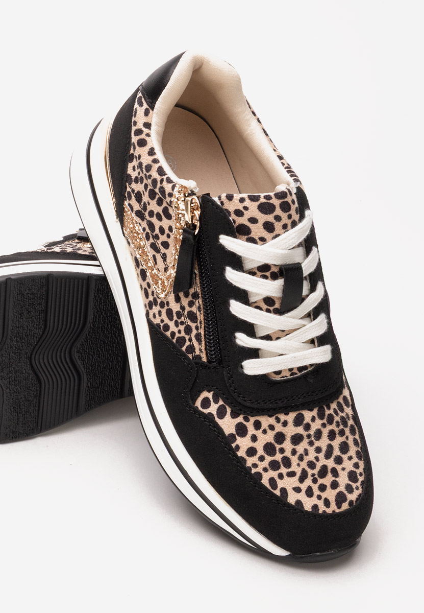 Czarne sneakersy damskie Marilou