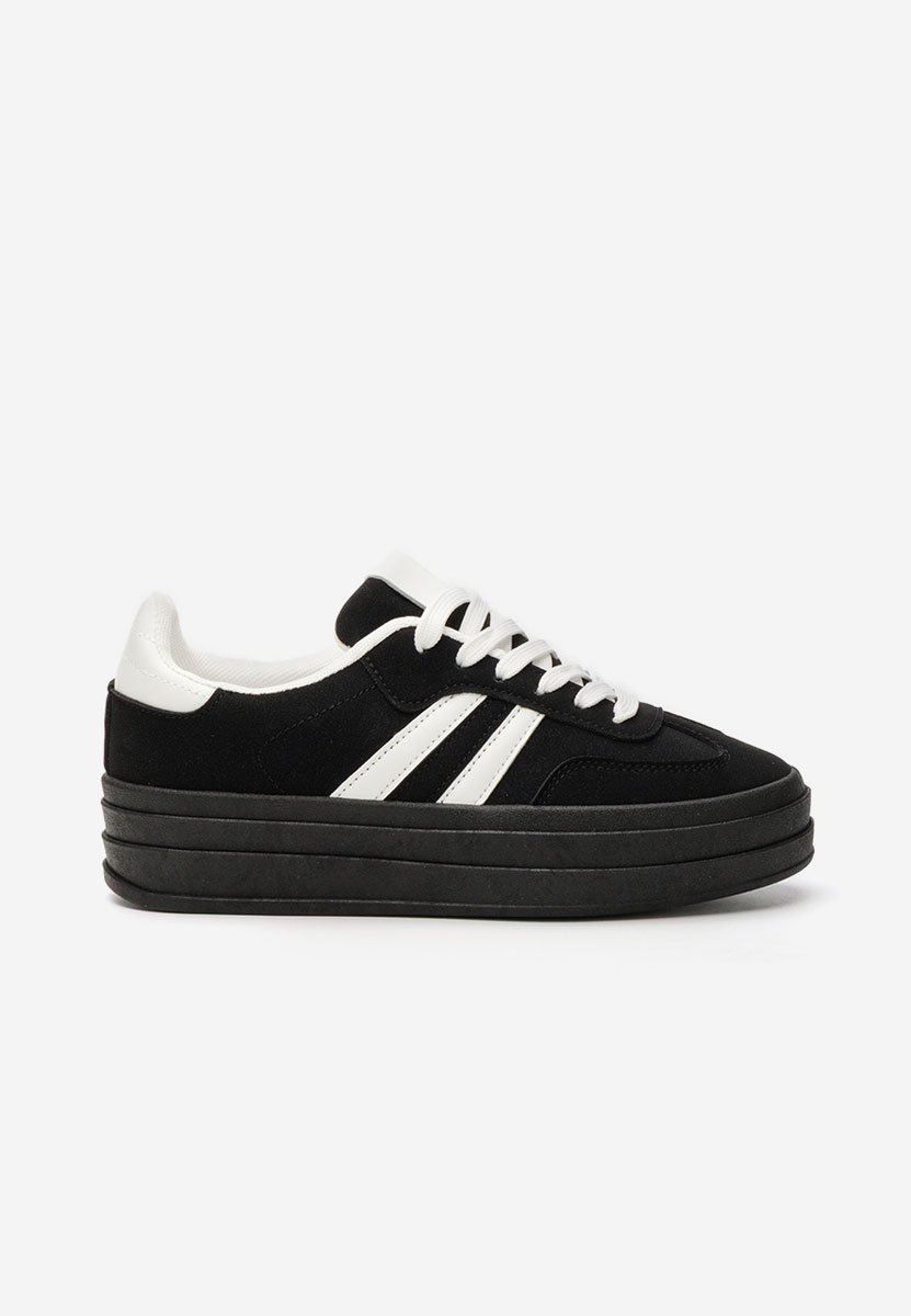 Czarne sneakersy damskie Allyna