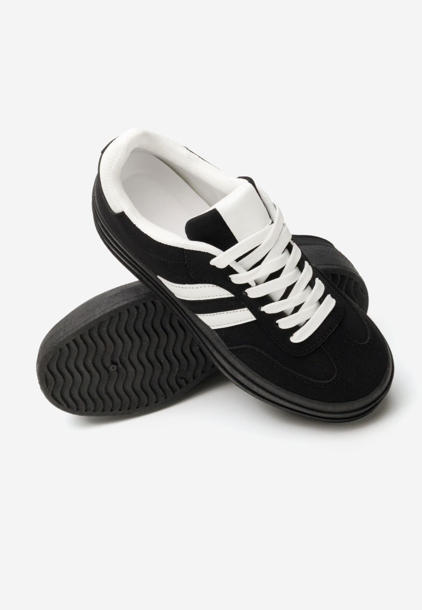 Czarne sneakersy damskie Allyna