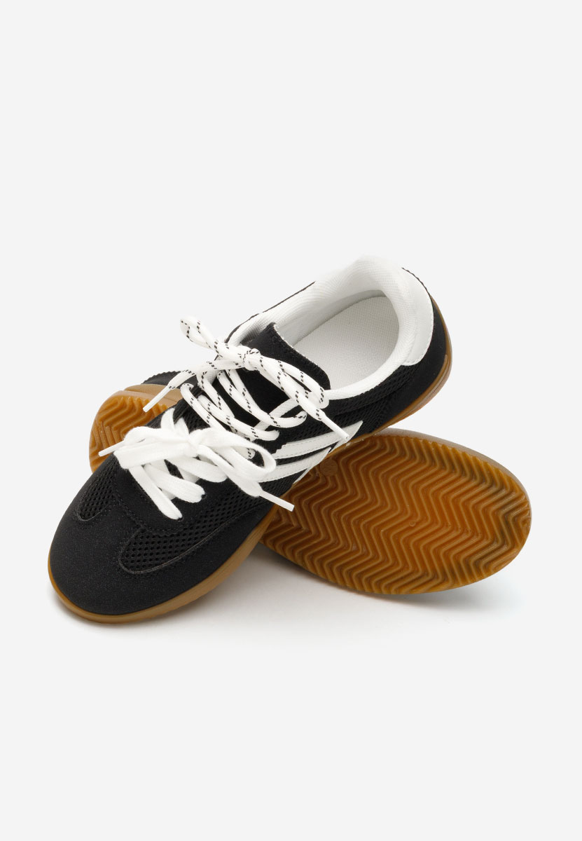 Czarne sneakersy damskie Sharyl