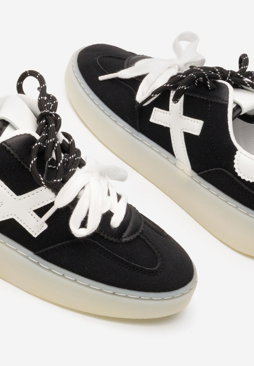 Czarne sneakersy damskie Livya