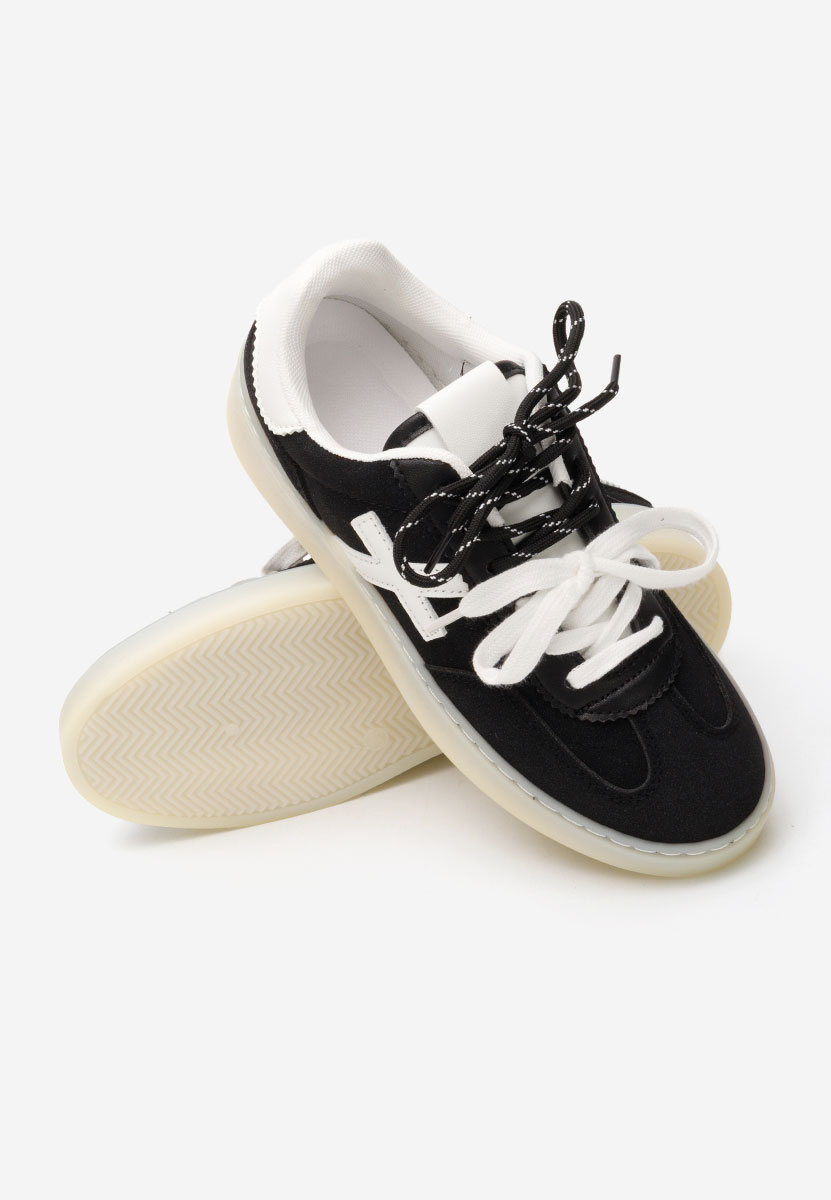 Czarne sneakersy damskie Livya