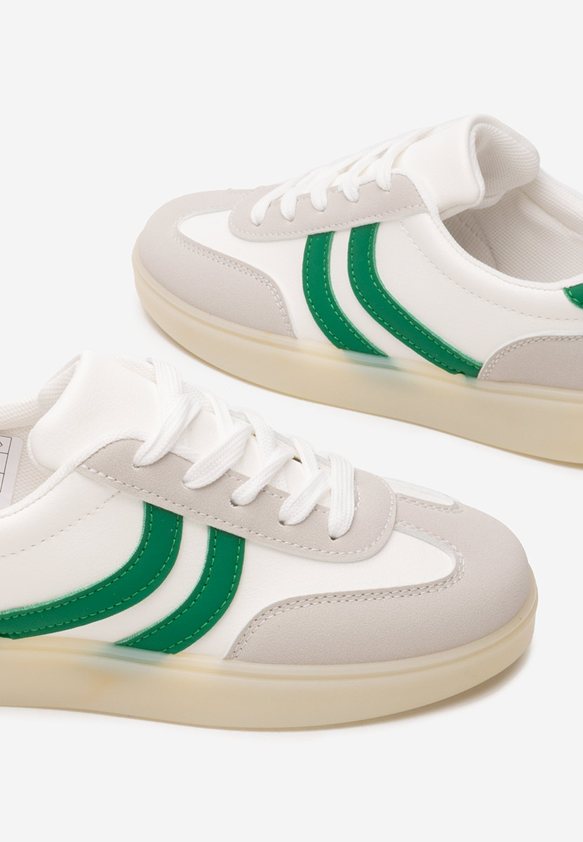 Białe sneakersy dla dzieci Gloofy