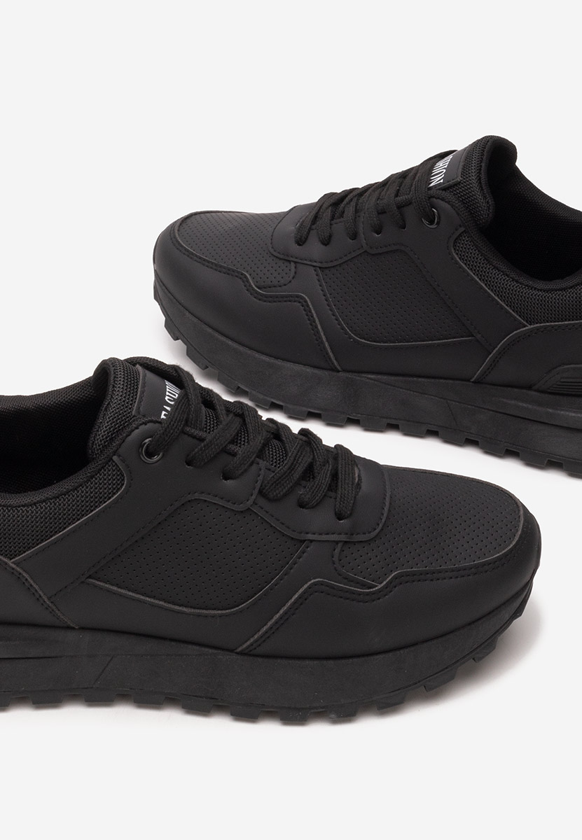 Czarne sneakersy męskie Trevor