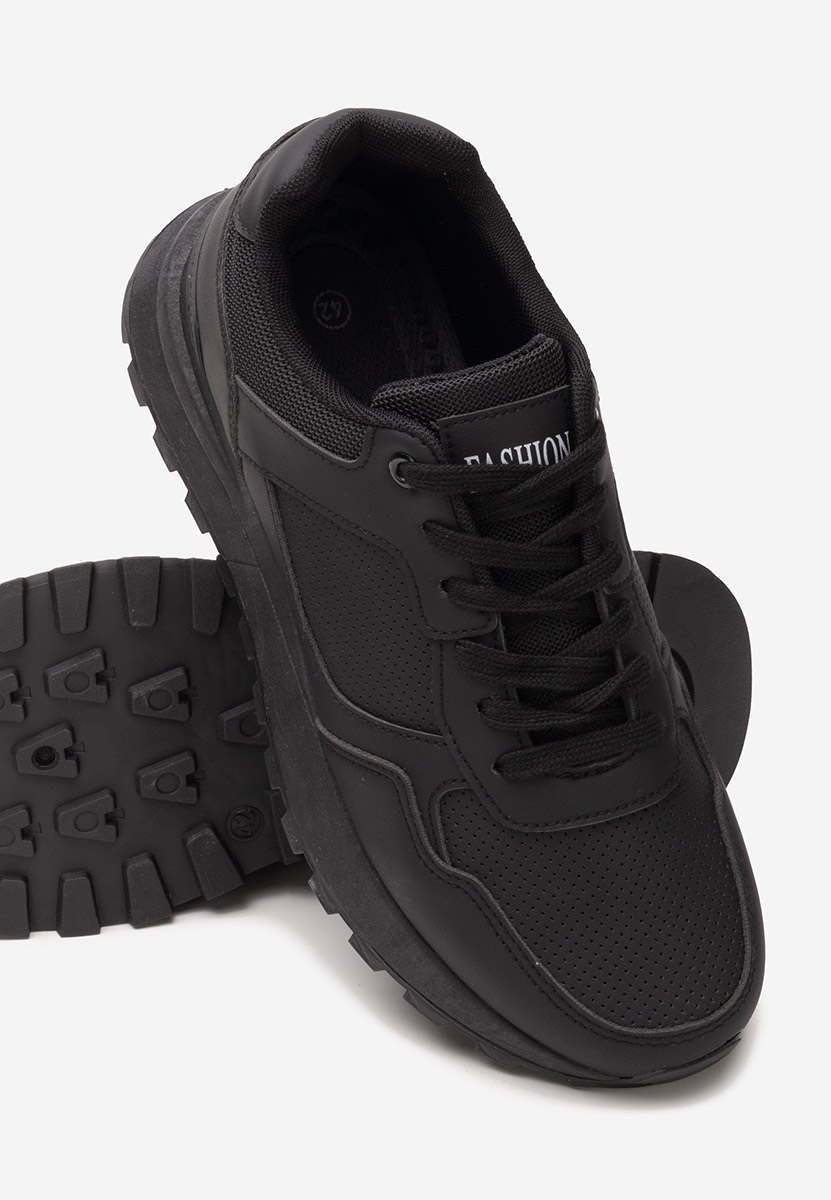 Czarne sneakersy męskie Trevor