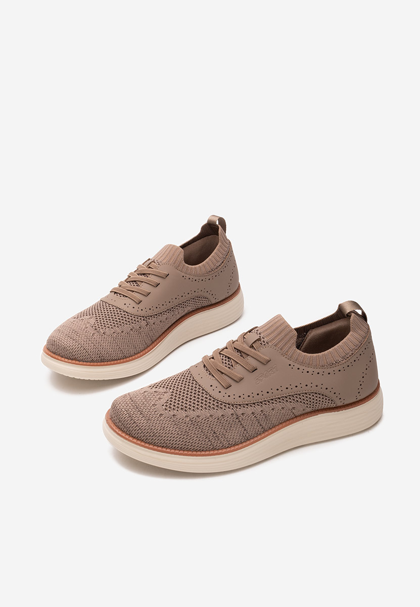 Khaki buty sportowe męskie Roberto