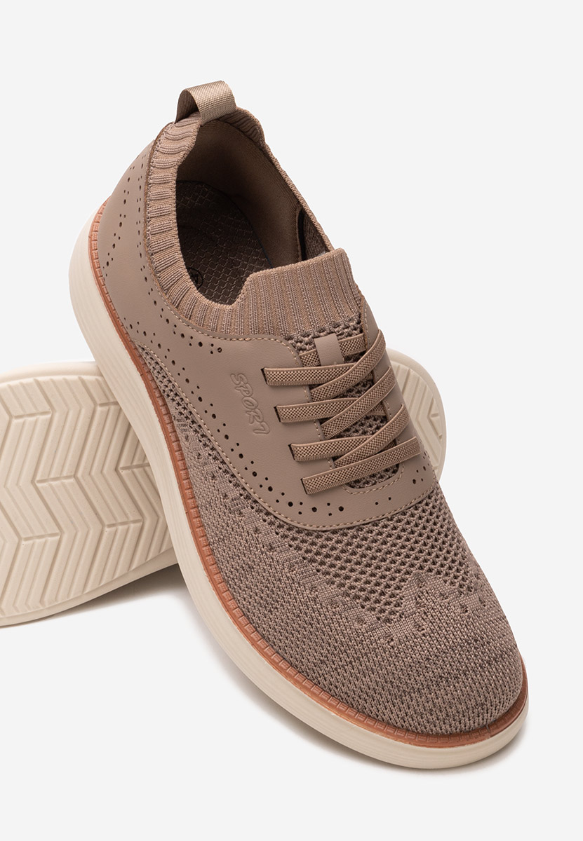 Khaki buty sportowe męskie Roberto