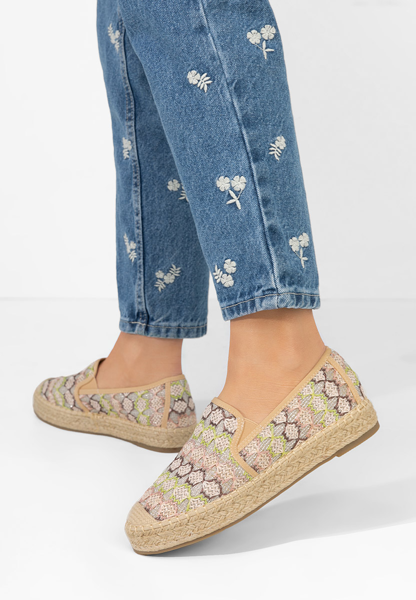 Beżowe espadryle damskie Kymberly