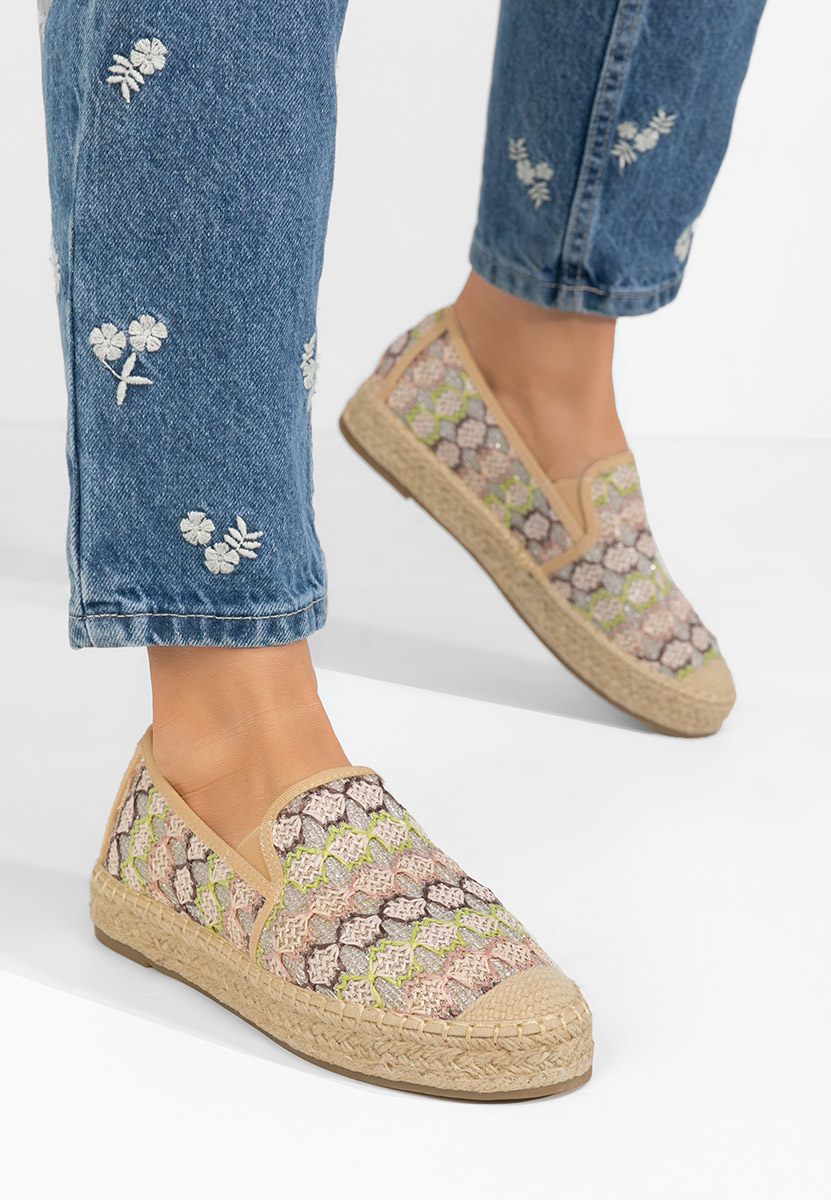 Beżowe espadryle damskie Kymberly