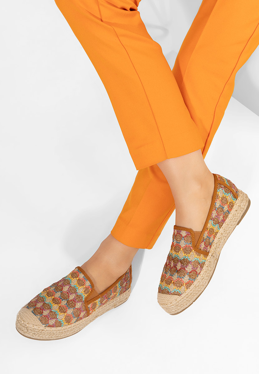 Camelowe espadryle damskie Kymberly