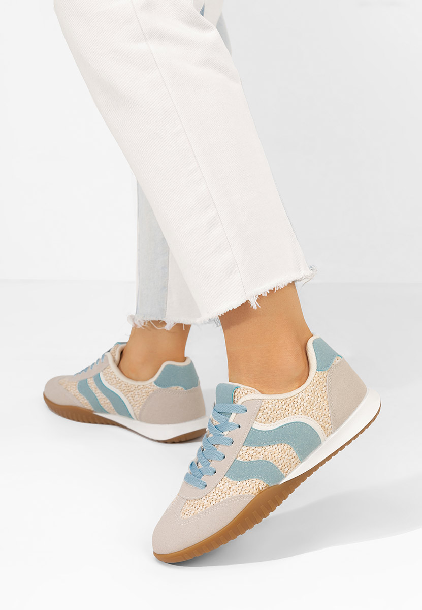 Niebieskie sneakersy damskie Victorina