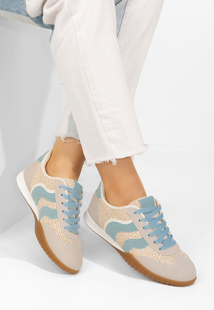 Niebieskie sneakersy damskie Victorina