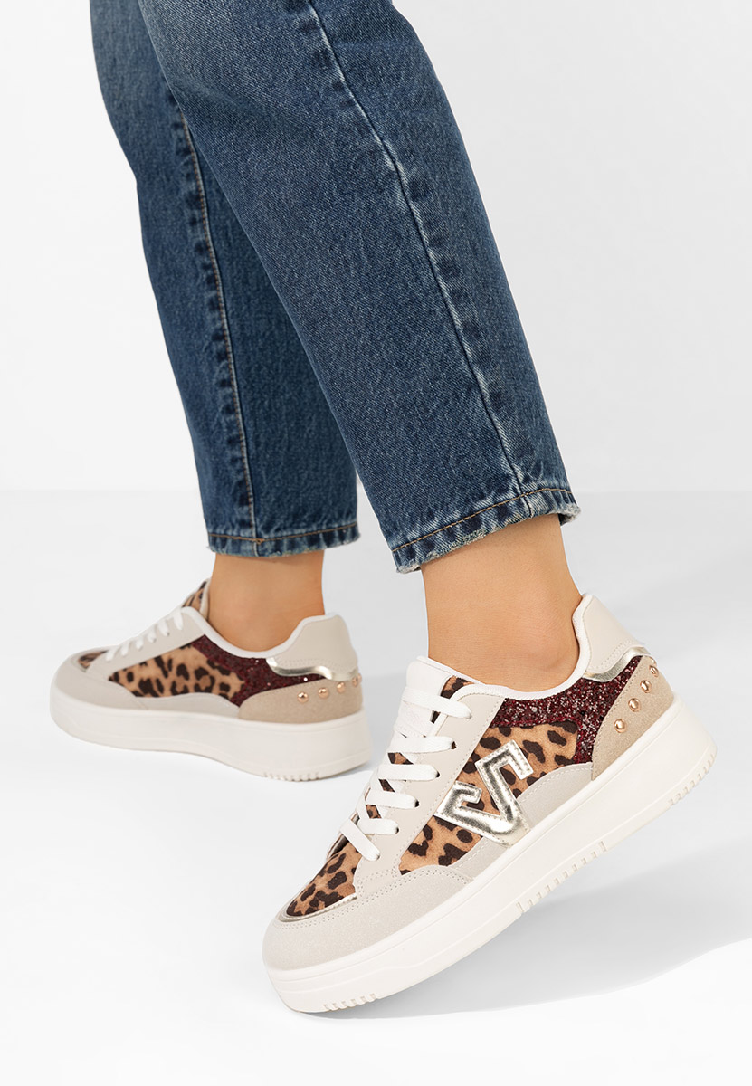 Panterkowe sneakersy damskie Taunya