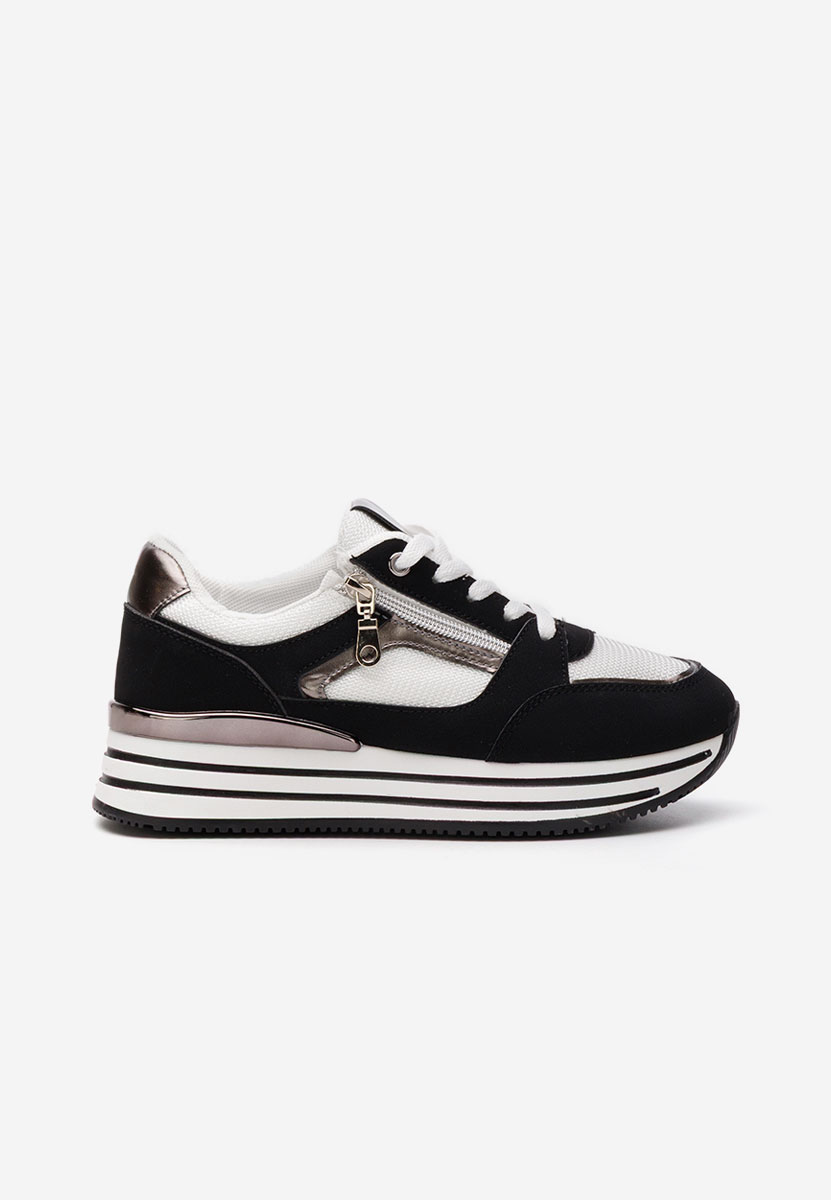 Czarne sneakersy damskie Roxanna