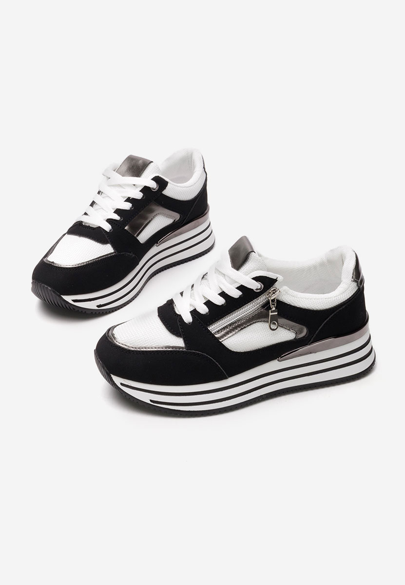Czarne sneakersy damskie Roxanna