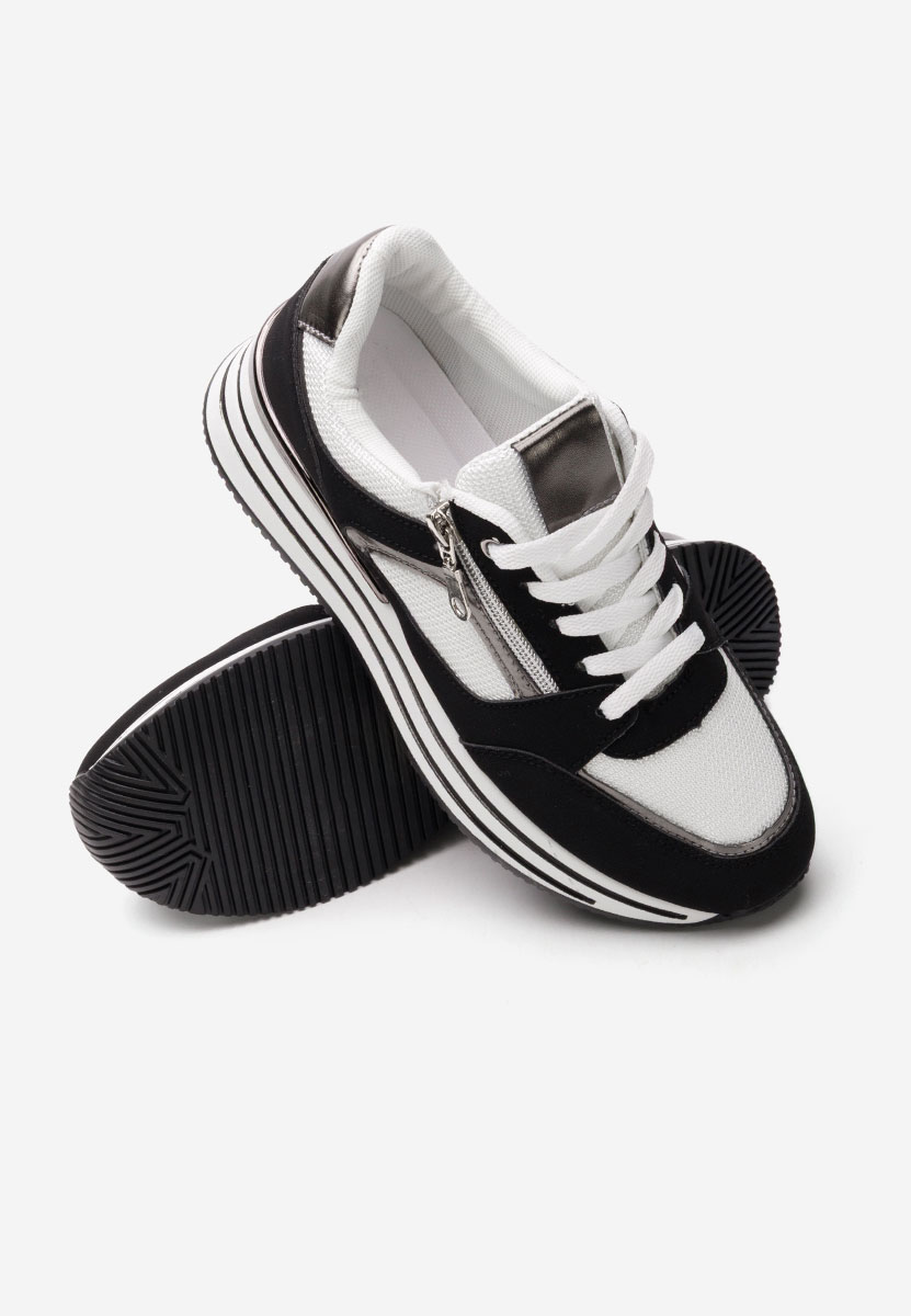 Czarne sneakersy damskie Roxanna