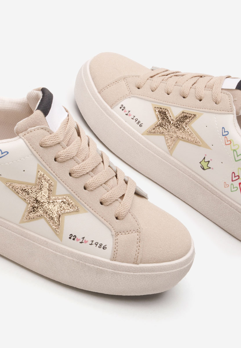 Beżowe trampki damskie Williamira