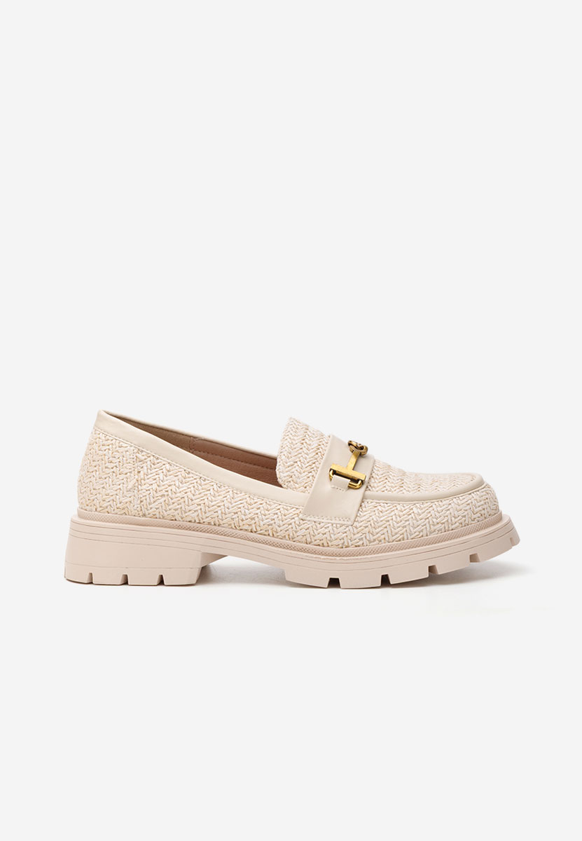 Beżowe mokasyny damskie Latrice