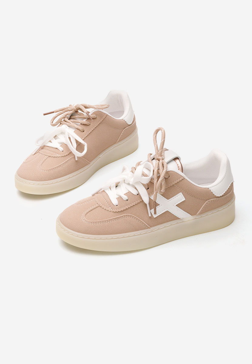 Khaki sneakersy damskie Livya
