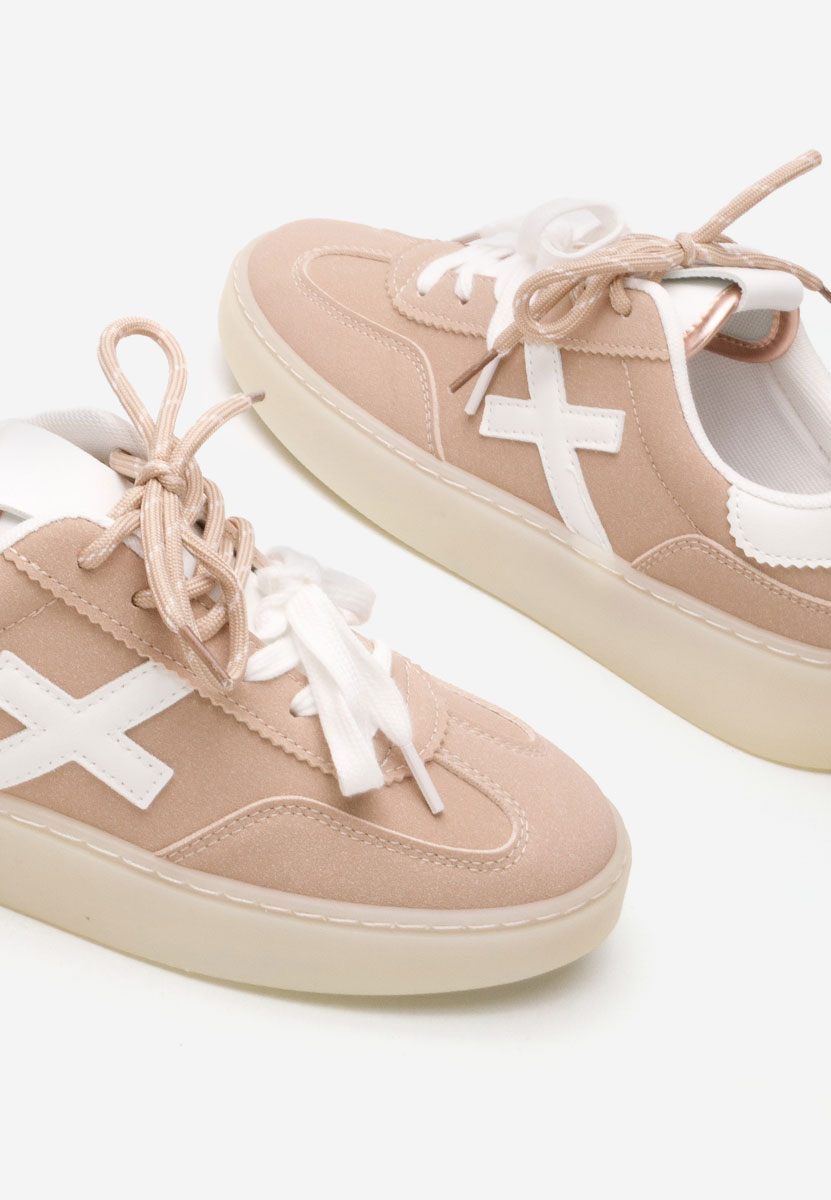 Khaki sneakersy damskie Livya