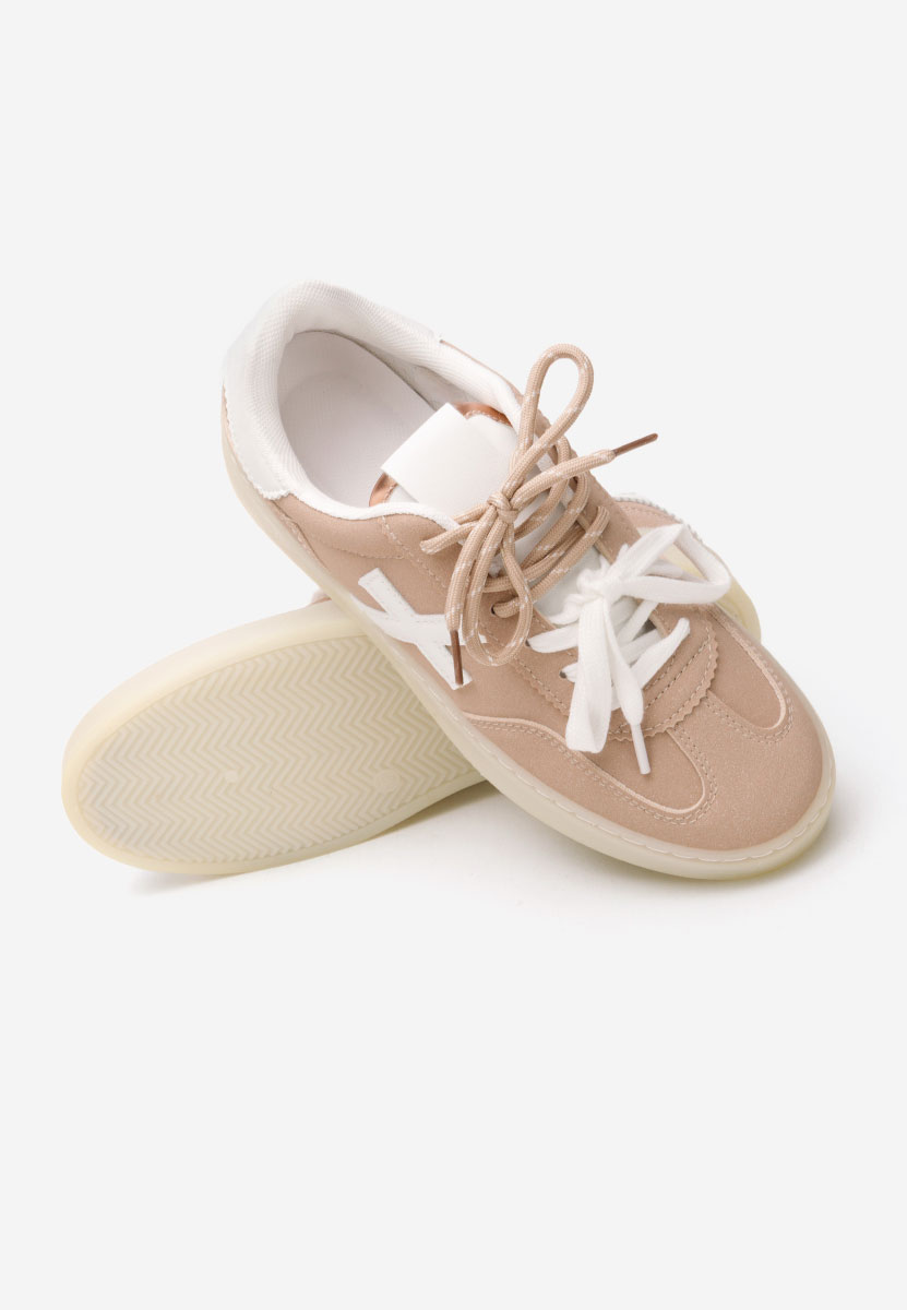 Khaki sneakersy damskie Livya