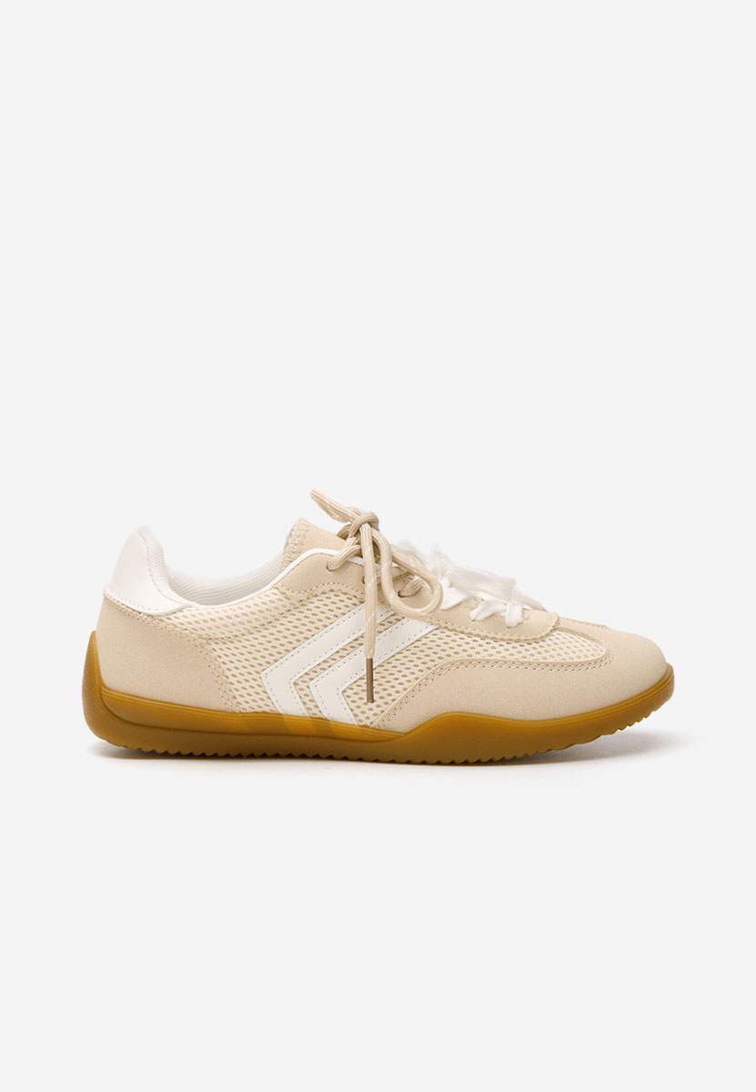 Beżowe sneakersy damskie Sharyl
